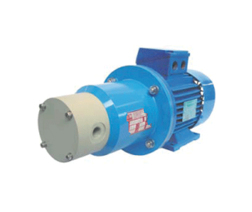 <strong>Rotary vane pump with magnetic drive and totally non-metallic pumphead</strong>