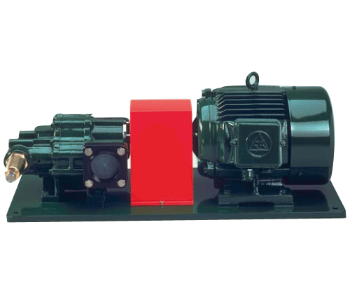 <strong>Gear pump series B on base plate with motor</strong>