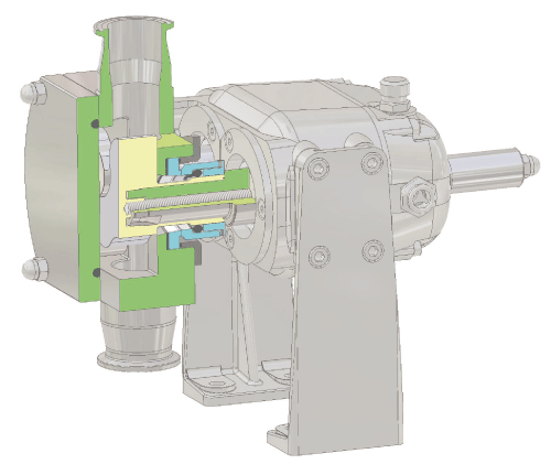 <strong>Cross section of super hygienic model</strong>